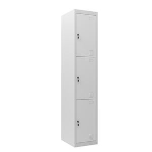 REACONDICIONADA TAQUILLA METÁLICA 3 PUERTAS 1800X300X500MM CROMAD - CR1179