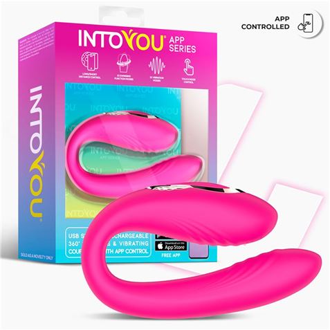 VIBRADOR PARA PAREJAS 360º ROSA COUTY INTOYOU - IN-546 -1
