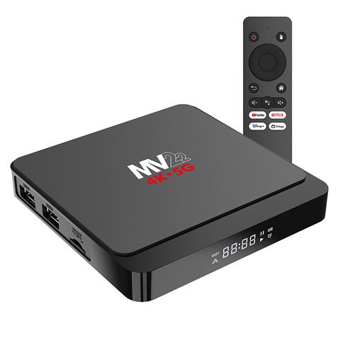MINI PC SMART TV MV22 4K 5G | ANDROID 14 | QUAD CORE | 2GB RAM | 16GB MUVIP - MV0625