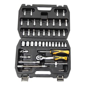 REACONDICIONADA MALETIN HERRAMIENTAS C.V. 45 PCS 1/4" BLIM