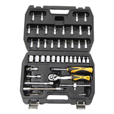 REACONDICIONADA MALETIN HERRAMIENTAS C.V. 45 PCS 1/4" BLIM - BL0340_01