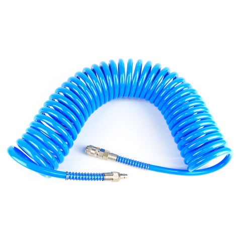 MANGUERA ESPIRAL AZUL 10 METROS AIRE COMPRIMIDO MADER - 35231