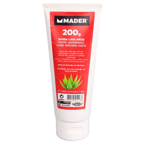PASTA LAVAMANOS QUITAGRASAS CON AROMA ALOE VERA 200GR MADER - 25123