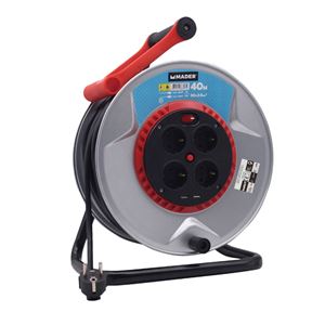 ENROLLADOR DE CABLE 40 METROS 3X2.5MM METALICO MADER - 68603
