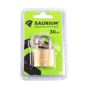 CANDADO LATON, 30 MM SAURIUM - 47659