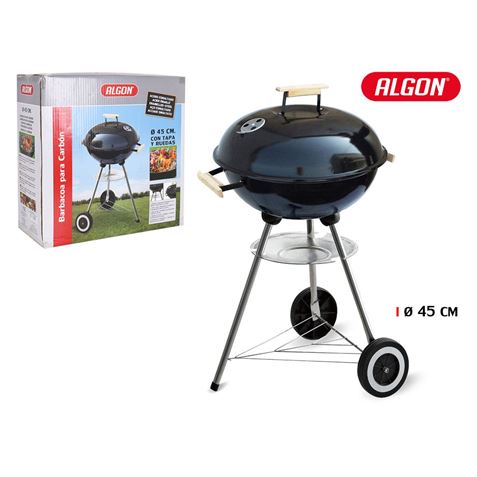 BARBACOA REDONDA CON TAPA 45CM ALGON - BY01010569494