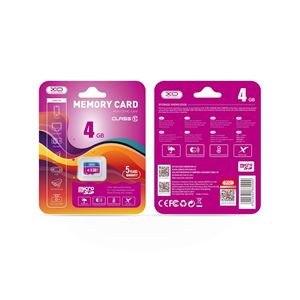 TARJETA MEMORIA MICRO SD 4GB CLASE 10 XO - XOC10MSD4GB