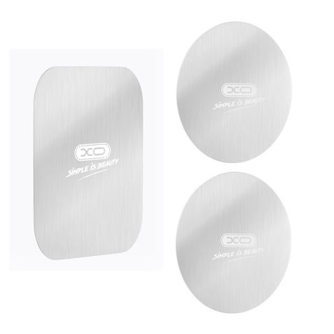 SET 3 PIEZAS METALICAS PARA SOPORTES MAGNETICOS XO - XOY2
