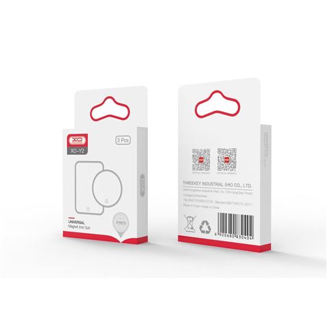 SET 3 PIEZAS METALICAS PARA SOPORTES MAGNETICOS XO - XOY2-1