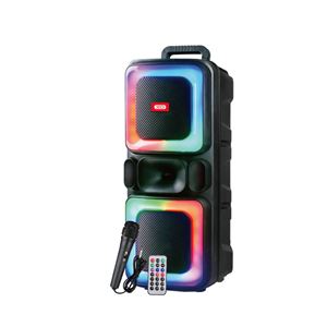 REACONDICIONADO ALTAVOZ KARAOKE RGB 20W CON MICROFONO F55 XO - XOF55