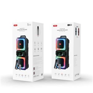 REACONDICIONADO ALTAVOZ KARAOKE RGB 20W CON MICROFONO F55 XO - XOF55-2