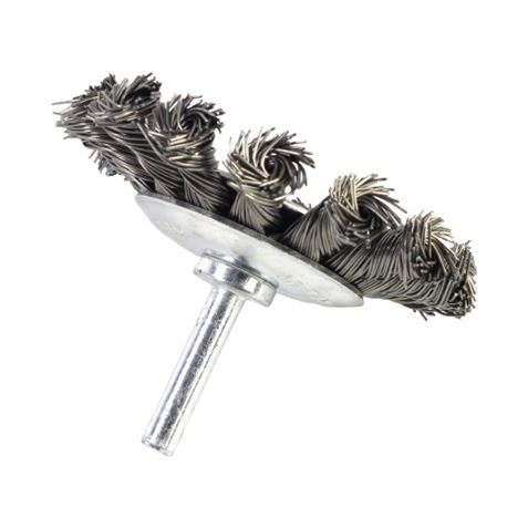 CEPILLO CIRCULAR TIPO DISCO ALAMBRE TRENZADO 75MM SINDEX - 85219-2