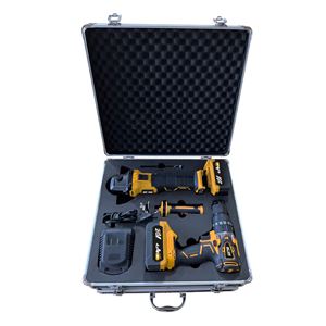REACONDICIONADO PACK 20V TALADRO PERCUTOR+RADIAL S/CARBONES | 2x4AH | BLIM - BL0201-5