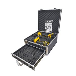 REACONDICIONADO PACK 20V TALADRO PERCUTOR+RADIAL S/CARBONES | 2x4AH | BLIM - BL0201-1-1