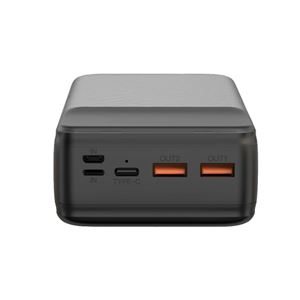 POWERBANK PR201 30000MAH | 2 ENTRADAS | 3 SALIDAS | 65W | LCD XO NEGRO - XOPR201-1