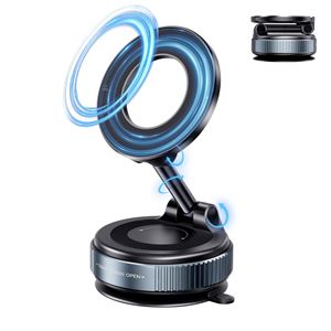 SOPORTE COCHE SMARTPHONE POR VACIO CON BRAZO / MAGNETICO C169 NEGRO XO