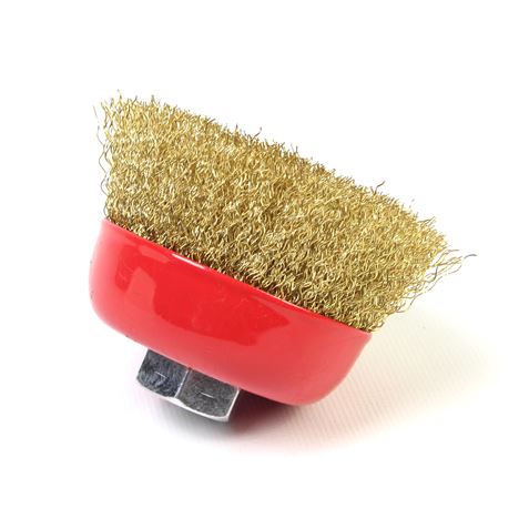 CEPILLO COPA ALAMBRE LATONADO 80MM SINDEX - 85340-2