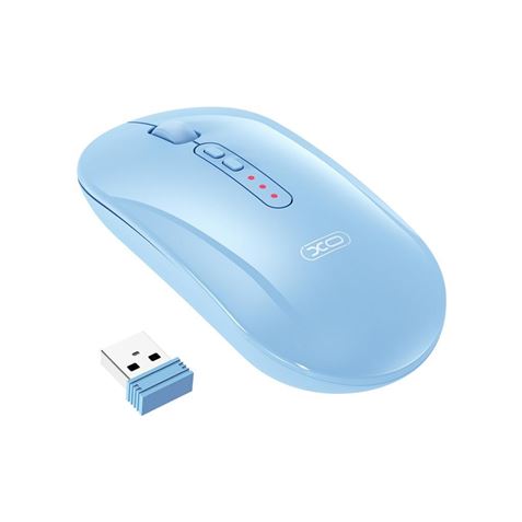 RATON INALAMBRICO WIRELESS / BLUETOOTH 1600DPI AZUL M13 XO - XOM13BL