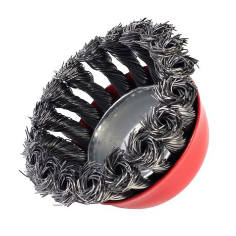 CEPILLO COPA ALAMBRE TRENZADO 80MM SINDEX - 85350-1