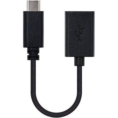 CABLE 15CM TIPO C MACHO A USB HEMBRA OTG NANOCABLE - 10.01.2400