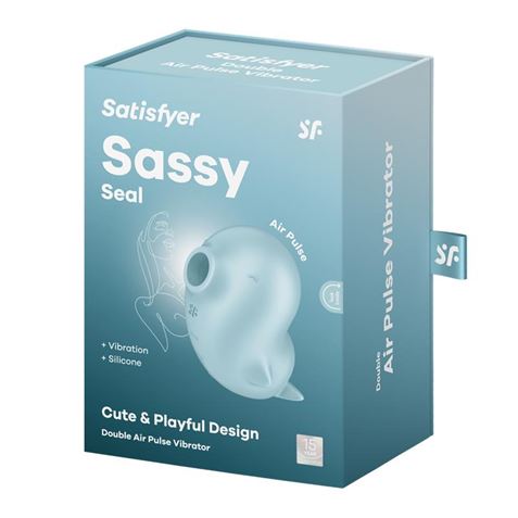 SUCCIONADOR CLITORIS CON VIBRACION SASSY SEAL SATISFYER - 4061504067780-2
