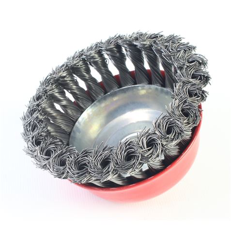 CEPILLO COPA ALAMBRE TRENZADO 100MM SINDEX - 85375-1