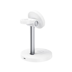 CARGADOR INALAMBRICO MAGNETICO 3 EN 1 CX038 BLANCO XO