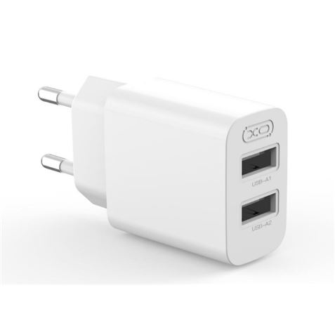 CARGADOR DOBLE PUERTO USB CARGA RAPIDA 10W L109 XO - XOL109