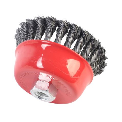 CEPILLO COPA ALAMBRE TRENZADO 100MM SINDEX - 85375-2