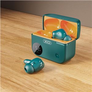AURICULARES TWS CON CAJA LCD G34 VERDE XO - XOG34GR-1