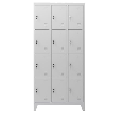 REACONDICIONADA TAQUILLA METÁLICA 12 PUERTAS 1900X1000X500MM CROMAD - CR1182-1 REACONDICIONADA TAQUILLA METÁLICA 12 PUERTAS 1900X1000X500MM CROMAD - CR1182-1