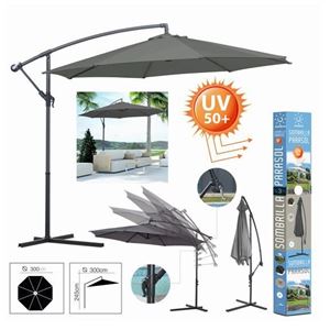 SOMBRILLA EXCENTRICA ANTRACITA 300CM - 18009