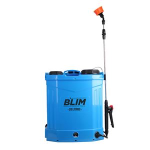 SULFATADORA DE ESPALDA BATERIA 20 LITROS DOBLE BOMBA BLIM - BL0435