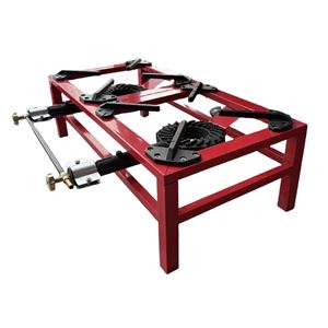 FOGÓN / HORNILLO DE GAS REFORZADO ALTA POTENCIA 2 FUEGOS 80X40CM MUVIP - MV0629