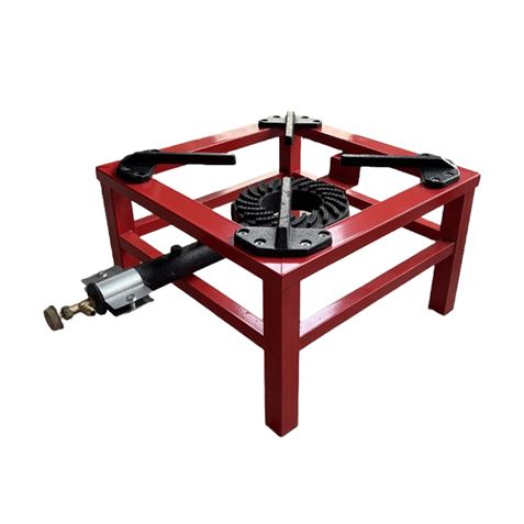 FOGÓN / HORNILLO DE GAS REFORZADO ALTA POTENCIA 1 FUEGO 40X40CM MUVIP - MV0628