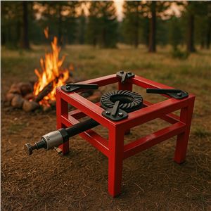FOGÓN / HORNILLO DE GAS REFORZADO ALTA POTENCIA 1 FUEGO 40X40CM MUVIP - MV0628-2