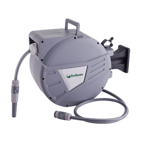 ENROLLADOR MANGUERA DE AGUA 20 METROS SUNGARDEN - SG0165-1