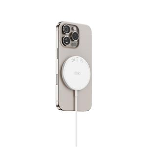 CARGADOR INALAMBRICO MAGNETICO 15W CX037 BLANCO XO - XOCX037WH-1