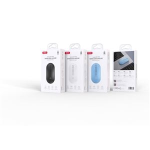 RATON INALAMBRICO WIRELESS / BLUETOOTH 1600DPI NEGRO M13 XO - XOM13BK-2
