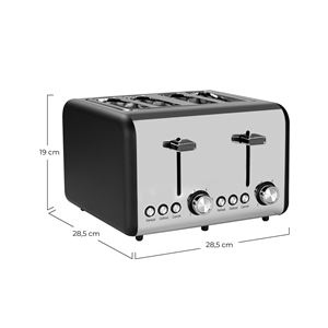 TOSTADOR 4 RANURAS 1500W RETRO DAYRON - 26114-2