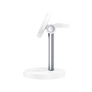 CARGADOR INALAMBRICO MAGNETICO 3 EN 1 CX038 BLANCO XO - XOCX038WH-1