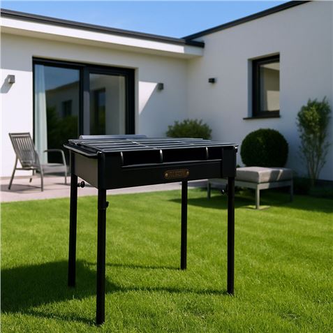 BARBACOA HIERRO CON PATAS 45X25CM ALGON - AG-3843231-1
