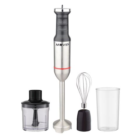 REACONDICIONADA BATIDORA DE MANO INOX 1700W + ACCESORIOS MUVIP - MV0529