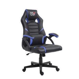 REACONDICIONADA SILLA GAMING GM1000 NEGRO/AZUL MUVIP - MV0262