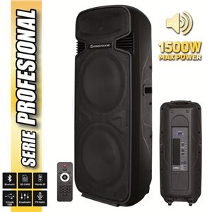REACONDICIONADO ALTAVOZ AUTOAMPLIFICADO PRO500 2X15" 1500W PRO COOLSOUND - CS0185