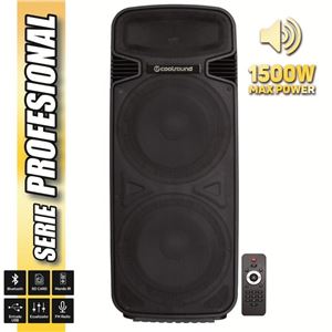 REACONDICIONADO ALTAVOZ AUTOAMPLIFICADO PRO500 2X15" 1500W PRO COOLSOUND - CS0185-1