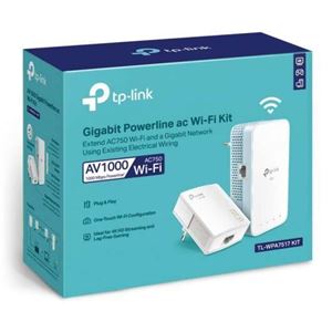 KIT EXTENSOR POWERLINE WIFI TP-LINK AC750 1000MBPS TL-WPA7517 KIT - TL-WPA7517 KIT-1