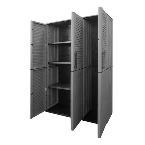 ARMARIO ALTO CON ESTANTES REGULABLES 1020X370X1630MM ARTPLAST - E101-1