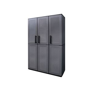 ARMARIO ALTO CON ESTANTES REGULABLES 1020X370X1630MM ARTPLAST - E101-2