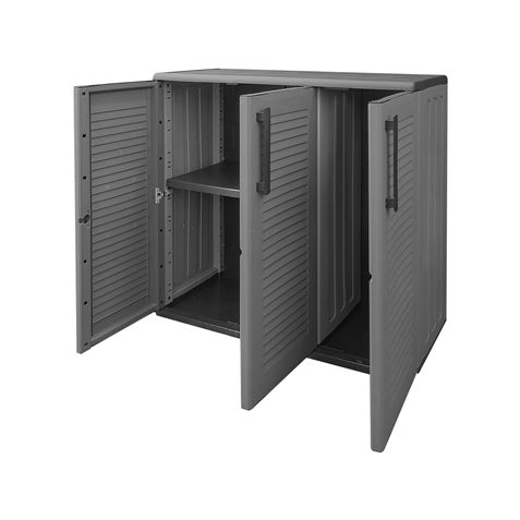 ARMARIO BAJO DE MEDIA ALTURA ESTANTES REGULABLES 1020X370X840MM ARTPLAST - E101B-2